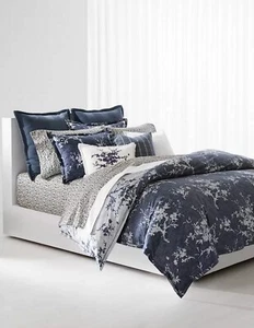 Ralph Lauren Eva Leaf Sheet 4 Pc Set Grey Multi King $ 300 - Picture 1 of 2