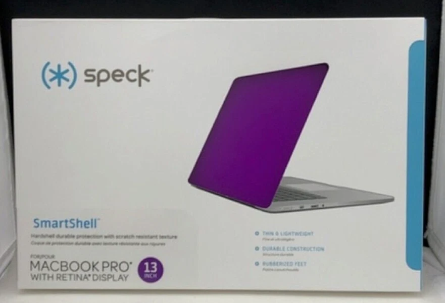 NEW Speck SmartShell Case MacBook Pro 13" Retina Display Matte Purple 86400-6010 - Image 1 of 1