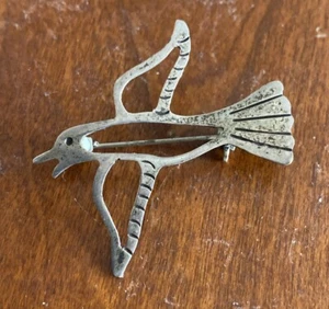 Vintage MEXICO Sterling Silver 925 SEAGULL BIRD Pin Brooch Open Work - Picture 1 of 9