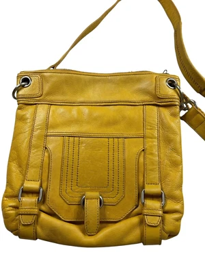 Bolso bandolera de cuero amarillo The Sak Foto 1 de 4