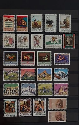 Liechtenstein 1990 Complete Year Set 27V - Image 1 of 4