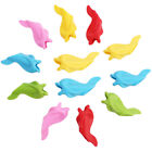 100 Pcs Silicone Pens Holding Child Dolphin Small Fish Taste