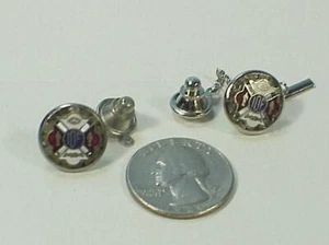IOF Tie Tac & Lapel Pin - 2 pcs - Picture 1 of 1
