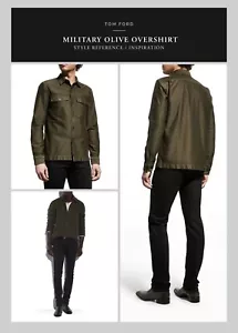 Tom Ford SS22 Capsule Collection Military Overshirt Jacket - Picture 1 of 11