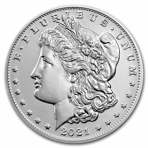 2021 Silver Morgan Dollar (Box & COA) - SKU#232817 Cover