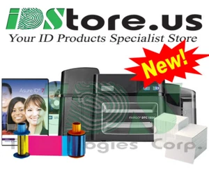 FARGO DTC1500 Dual Side Starter Photo ID Card Printer System - No Lamination - Picture 1 of 6