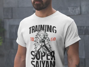 Dragon Ball Super Goku Anime Manga Graphic T-Shirt Vegeta DBZ Gym Training - Picture 1 of 3