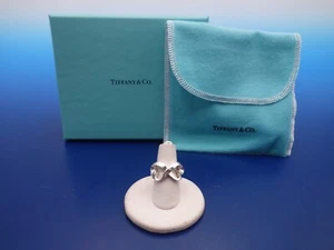 Anillo Tiffany plata esterlina paloma picasso doble corazón amoroso - Imagen 1 de 7