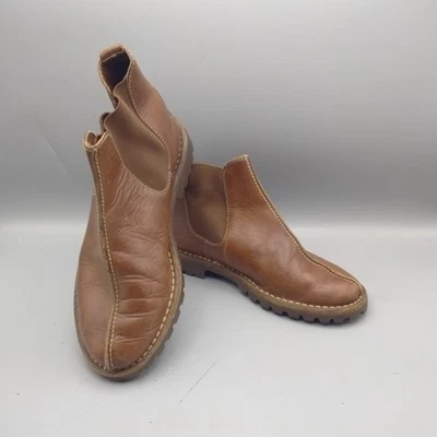 Cole Haan Cuero Marrón Chelsea Boho Western Chic Botines 6.5 Suave Mujer Foto 1 de 4