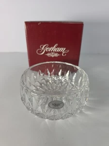 Gorham Althea Crystal Small Serving Bowl Style C160 4 1/2* Lead Crystal Germany - Picture 1 of 7
