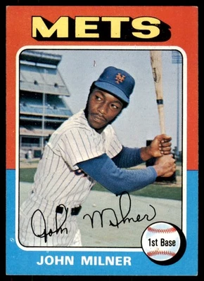 1975 Topps John Milner New York Mets #264 - Image 1 of 2