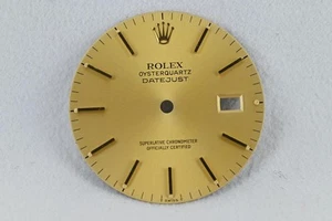 Rolex OysterQuartz Beyeler Gold Wristwatch Dial - For Ref 17013A - Picture 1 of 8