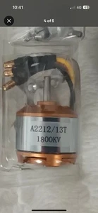 RC Brushless OutRunner A2212/13T 1800KV motor RC Plane/Drone FPV - Picture 1 of 1
