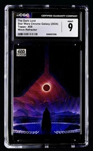 Star Wars Chrome Galaxy 2024 Topps The Dark Lord Wave Refractor /99 CGC 9 POP 1 - Picture 1 of 3