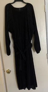 Simply Vera Vera Wang schwarzes elegantes Kleid XXL Top Zustand Langarm - Bild 1 von 12
