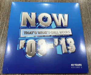 Now That's What I Call 40 Years Volume 3 2003-2013 - 3x Compilation Blue Vinyl - Picture 1 of 18