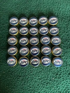 25 Miller Lite Bier Kronkorken !!! - Bild 1 von 3