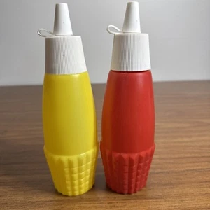 Classic Ketchup And Mustard Squeeze Bottles Set - Picture 1 of 4