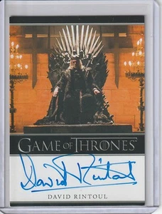 2024 Game of Thrones Legends Of The Realm DAVID RINTOUL Bordered Auto Autograph - Picture 1 of 2