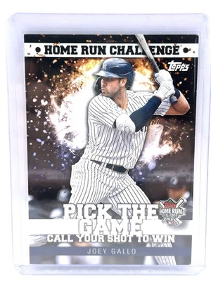 2022 Topps Home Run Challenge Code Card #HRC-21 Joey Gallo New York Yankees - Image 1 of 2
