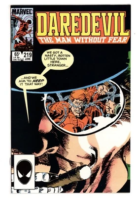 Daredevil #219 NM 9.4 1985  Frank Miller Cover - Image 1 of 2