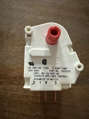OEM Whirlpool Kenmore Defrost Timer For 10530703 NEW - Image 1 of 2