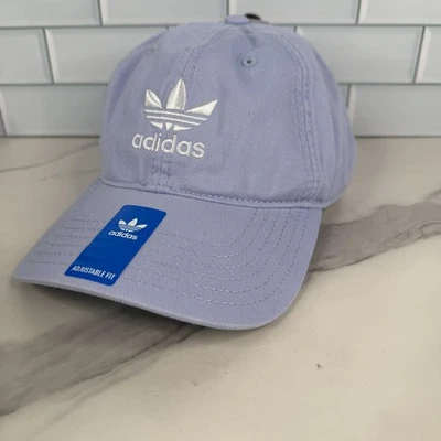 Adidas Sombrero Gorra Correa Trasera Talla Única Púrpura Originales Trifolio Relajado Para Hombres Foto 1 de 4