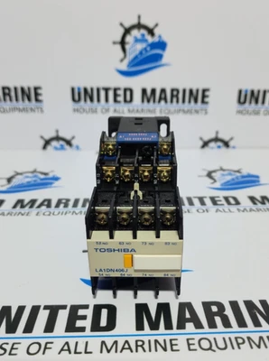 RELAIS De Contrôle Auxiliaire TOSHIBA A4J 4A4B 400-440V 50/60Hz LA1DN406J - Photo 1/4