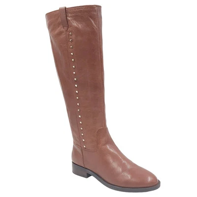 Botas de montar Marc Fisher para mujer hasta la rodilla Secrit EE. UU. 6M cuero marrón coñac Foto 1 de 4