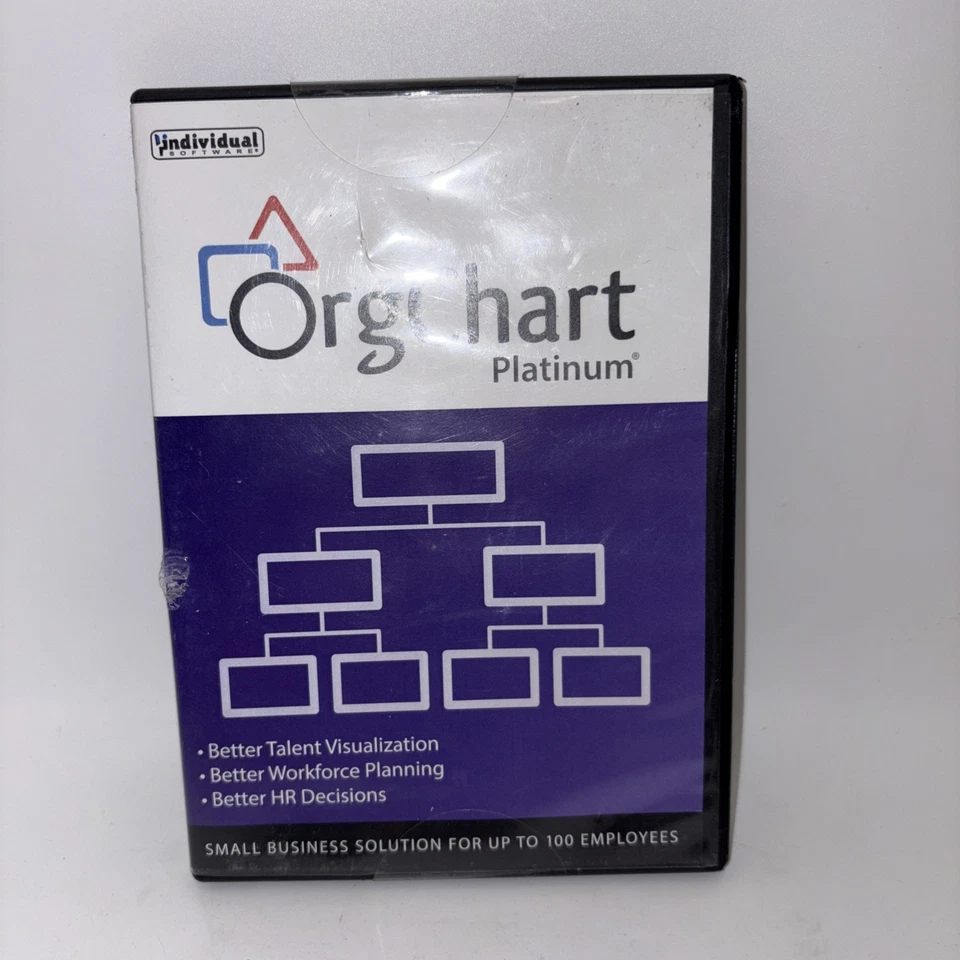 NEW OrgChart Platinum Individual Software Small Business Solution  100 Employees - Image 1 of 4