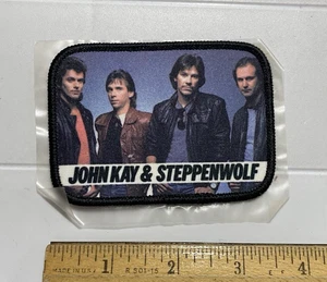 John Kay & Steppenwolf Rock N Roll Souvenir Screen print Souvenir Patch Badge - Picture 1 of 3