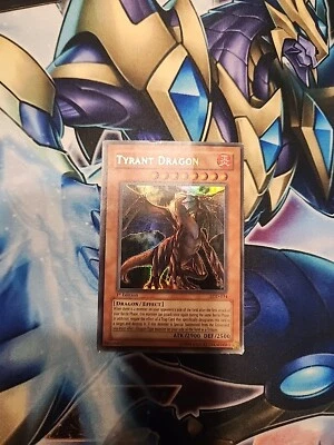 Tyrant Dragon LOD-034 Ultra Rare 1st Ed Heavy Played Yugioh  - Image 1 of 4
