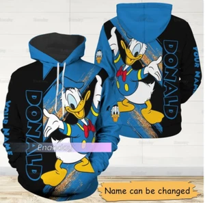 Donald Duck 3D HOODIE The Mother Day Gift US Size Christmas Gift Halloween Gift - Picture 1 of 3
