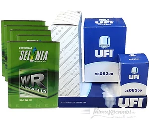 KIT TAGLIANDO JEEP RENEGADE UFI ORIGINALE + 5L. OLIO SELENIA 0W-30 WR FORWARD - Imagen 1 de 8
