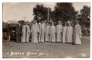 DAYTON IOWA KLASSE VON 1914 RPPC POSTKARTE LANDER FOTO - Bild 1 von 2