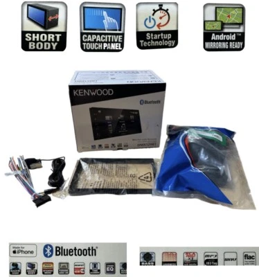 Kit de tablero Kenwood radio estéreo de auto para Toyota Tundra 2007-2013 Bluetooth DMX129BT Foto 1 de 4
