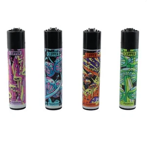 Clipper Feuerzeug Magic Mushrooms Psilocybinhaltige Pilze Zauberpilze - Bild 1 von 5