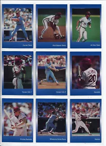 Mike Schmidt Phillies Salón de la fama 1988 Estrella Plata SIN ERROR DE IMPRESIÓN EN LÁMINA Juego (9) ¡RARO! - Imagen 1 de 2