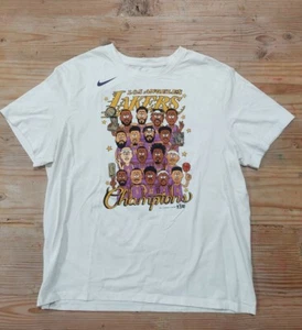 Camiseta Nike Los Angeles Lakers 2020 NBA Finals Champions Celebration Roster 2XL - Imagen 1 de 10