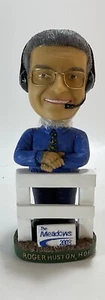 ROGER HUSTON The Meadows 2003 Bobble Head HOF Announcer Horse Racking bobblehead - Picture 1 of 5