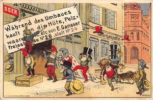 Schweiz - BASEL STADT - Firma Emil Gansser, Freien Strasse 24 - Hüte, Kleidung u - Bild 1 von 2