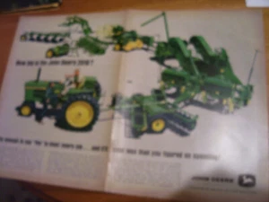 VINTAGE JOHN DEERE ADVERTISING - # 2010 TRACTOR & 7 IMPLEMENTS - Picture 1 of 1