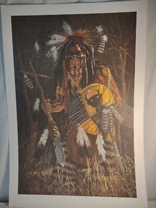 Warrior of Mystery BY MICHAEL GENTRY Print # 647/650 Dated 1992 - Picture 1 of 9