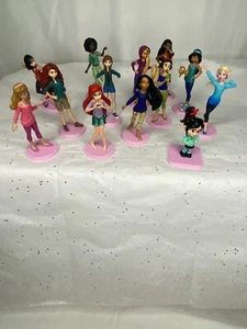 L@@K: WALT DISNEY'S STATUE VINTAGE FIGURINES LOT 12    Princess Ariel Belle ++++ - Picture 1 of 9