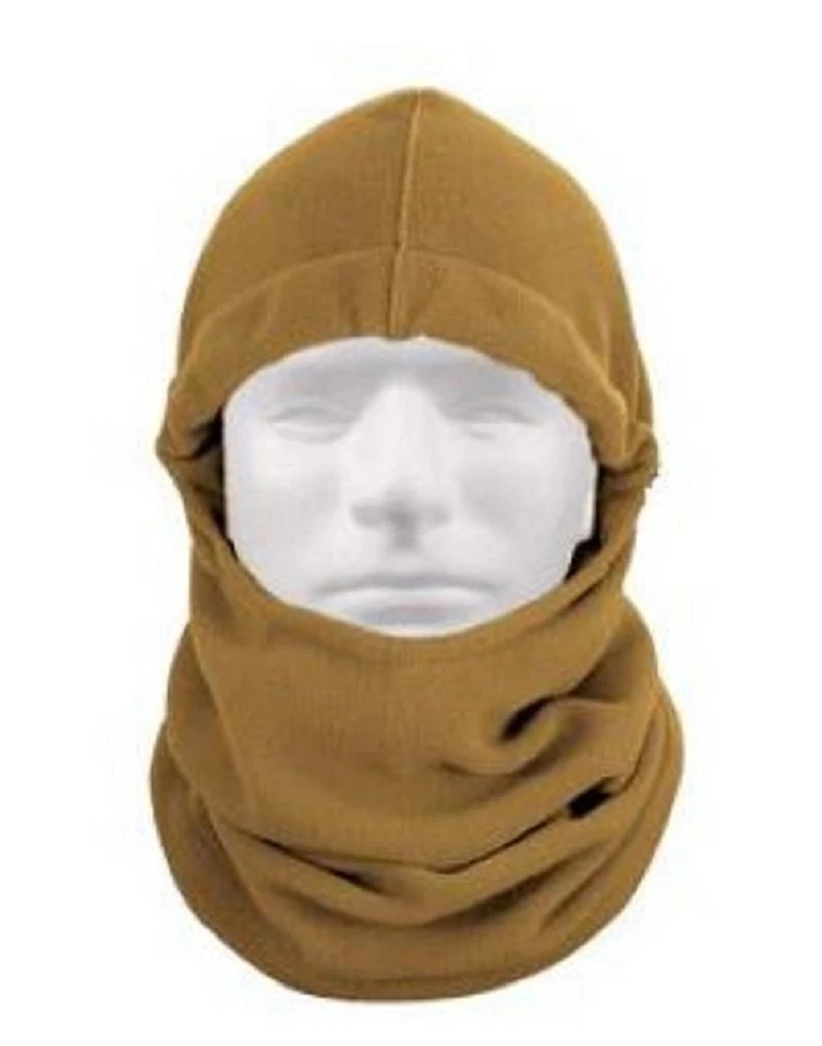 ROTHCO Balaclava Extra Long Outdoor Winter Polar Fleece Kopfhaube Coyote