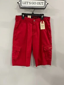 Levi's Boys Relaxed Fit XX Cargo Shorts, Red Size 14 Reg, 16 Reg, 18 Reg, 20 Reg - Picture 1 of 12