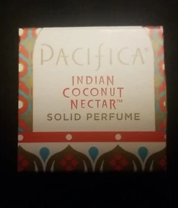 Pacifica INDIAN COCONUT NECTAR solid perfume tin 0.33oz RARE - Picture 1 of 4