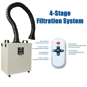 350W Fume Extractor Filter Air Purifier with 4-Stage Filtration System for DTF - Picture 1 of 7
