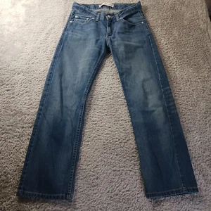 Levi's 505 Regular Fit Jeans Classic Denim Straight Leg Boys Youth 12 - Picture 1 of 8