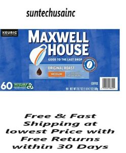 Maxwell House Original Roast Medium Roast K-Cup® Coffee Pods, 60 ct. Box